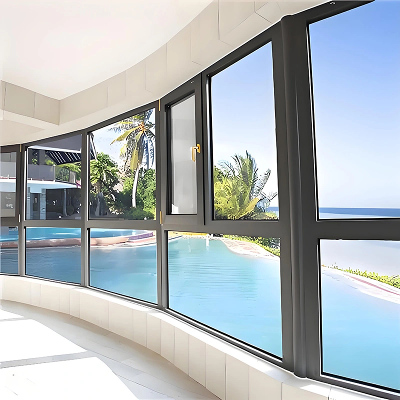 ایلومینیم کھوٹ اندرونی طرف کھولنے والی ونڈوز