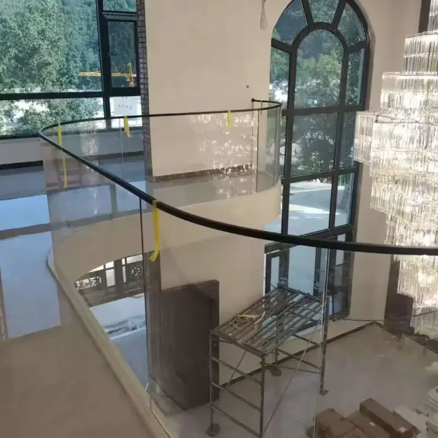 Curved Glass Railings